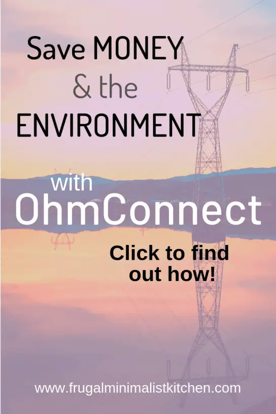 Save money and environment with Ohm Connect