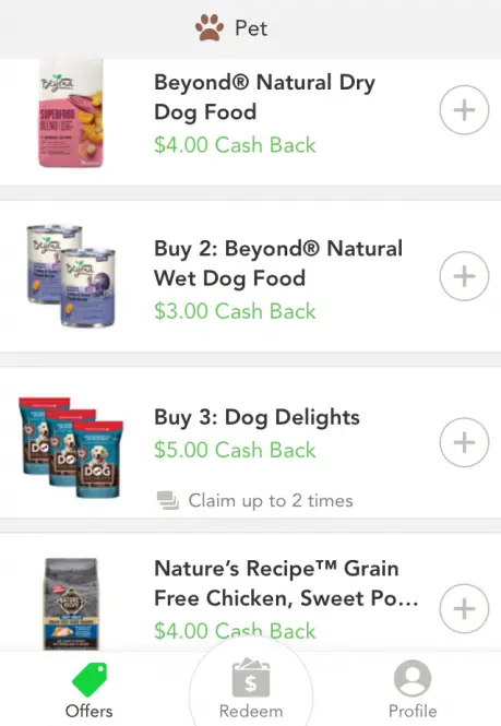 Checkout51 pet food offers