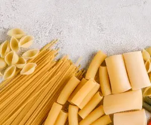 pasta shells, spaghetti pantry staples