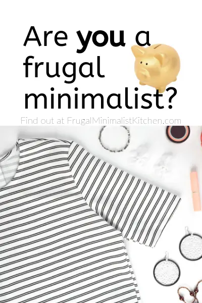 frugal minimalist living