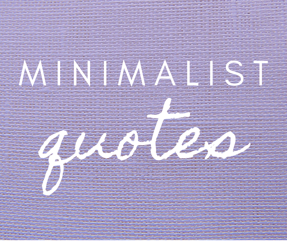minimalist quotes purple linen background