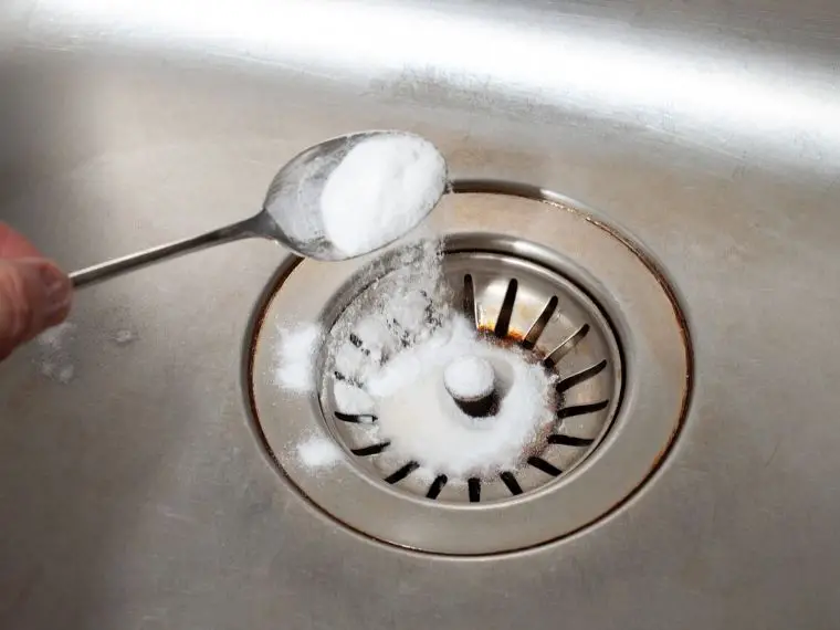 Arm & Hammer Baking soda used to clean drain