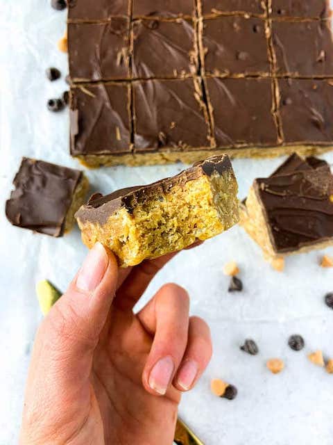 Peanut Butter Chocolate Special K Bars
