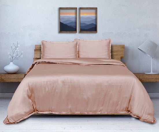 bamboo silk bedding gift for minimalists
