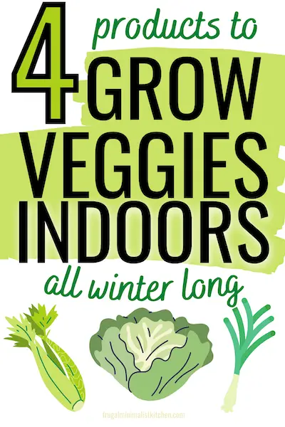 products to grow veggies indoors all winter long